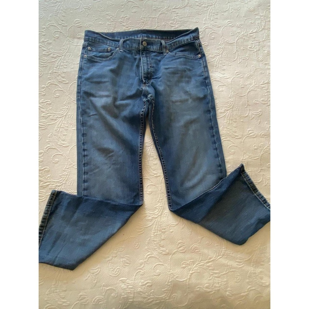Levi Men's Classic Straight Leg Blue Denim Jeans Tag 36 x 30 Measures 29" s7